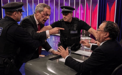 Nigel Farage hits out at X deepfakes showing him brawling with Bank of England governor on Question Time