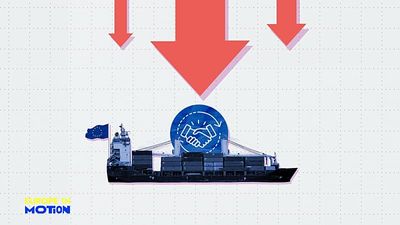 How much is EU trade with the US falling?