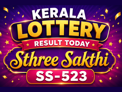 Kerala Lottery Result Today Sthree Sakthi SS-523 (09-06-2026): Winners of Rs 1 crore, Rs 30 lakh & other prizes; Latest update on Rs 10 crore Monsoon Bumper BR-110