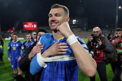 ‘I didn’t think I’d be playing at 40’: Edin Dzeko on defying age to lead his country at the World Cup