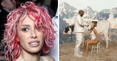 Bianca Censori Takes Her Antics To A Whole New Level As She Milks A Cow In Bizarre New Video With Kanye West