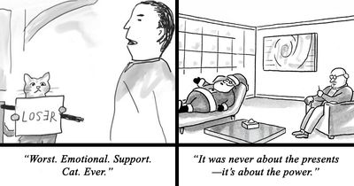 26 New Clever Cartoons By Bob Eckstein That Make Ordinary Situations Look Hilarious