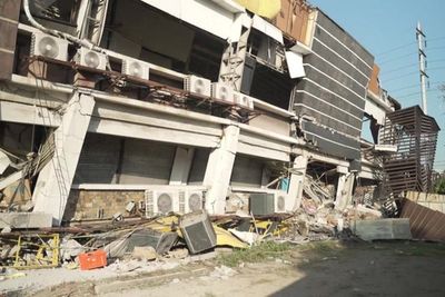 Aerial footage shows devastation following deadly Philippines earthquake