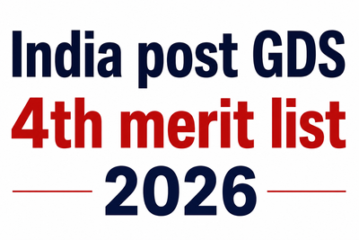 India post GDS 4th merit list 2026 released at indiapost.gov.in; Check direct link, selection list, vacancies & download steps