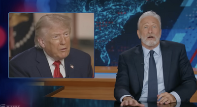 Fragile Man Baby': Jon Stewart Eviscerates Trump After He 'Flails and Waddles' Out of Disastrous NBC Interview