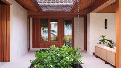 Forget Traditional Downspouts — Rain Chains Turn Downpours Into a Design Moment, While Also Conveniently Watering Your Garden