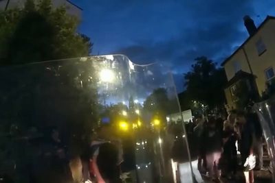 Man filmed throwing chair at police during Henry Nowak protest admits violent disorder