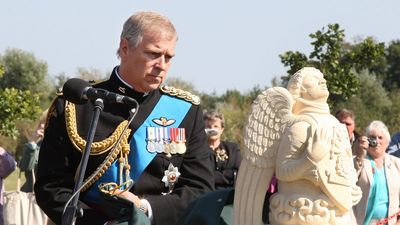 Former Prince Andrew Is Spotted With a Massive Bruise Across His Face, and His Team Is Refusing to Say How It Got There