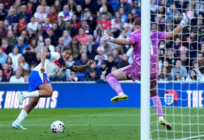 Lionesses ease past Ukraine but must navigate playoffs to qualify for World Cup