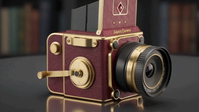 The "magic" CCD sensor is back! This retro, waist-level compact camera has a secret weapon for film-like images