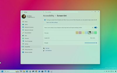 I took a look at Windows 11’s new eye‑strain reduction feature called 'Screen tint' — here’s how it works