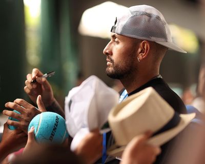 Nick Kyrgios ‘thrilled to be back’ after first singles win in 15 months