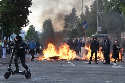 In pictures: How night of mayhem unfolded in Belfast
