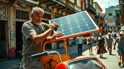 How a 21-year-old Cuban is using solar-powered tricycles to keep Havana moving through blackouts