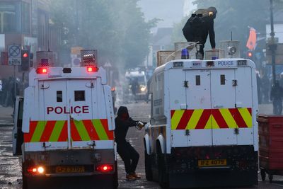 Stabbing suspect due in court after night of anti-immigrant protests in Northern Ireland