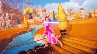 How to try on your Gladiator Sandals and Olympian Bracelet in Disney Dreamlight Valley