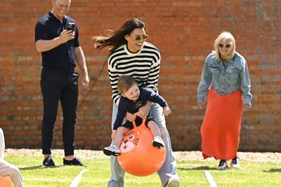 Jess Wright describes moment her son was ‘catapulted’ from bouncy castle