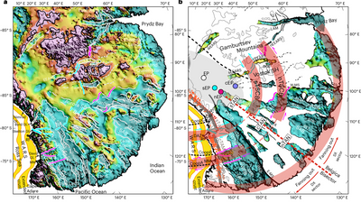 Scientists discover giant, fan-shaped structure deep beneath the East Antarctic Ice Sheet
