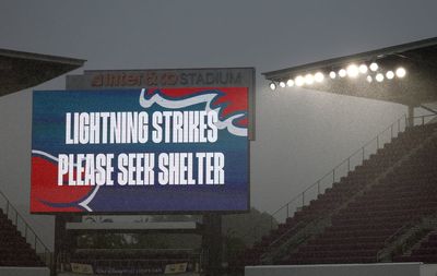 England vs Costa Rica kick-off delayed as storms rage in Orlando