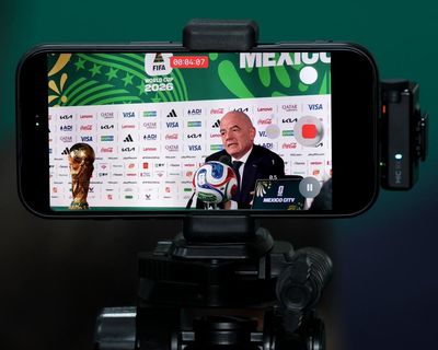 Infantino plays the hits as Fifa’s defender-in-chief on eve of World Cup