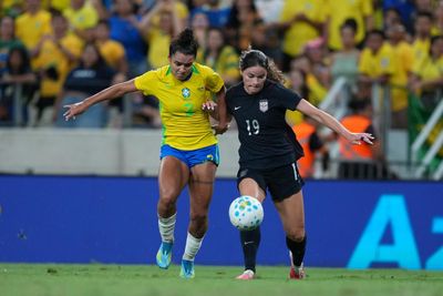 Hayes describes ‘experience I will never forget’ as Brazil given eight red cards in loss to USWNT