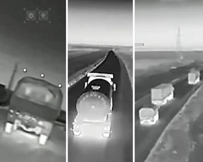 ‘Highway of death’: the Ukrainian drone campaign menacing Russian logistics
