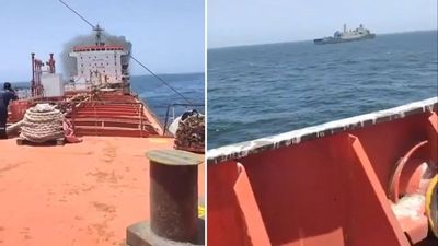 Three Indian sailors killed after US strike on oil tanker off Oman near Strait of Hormuz