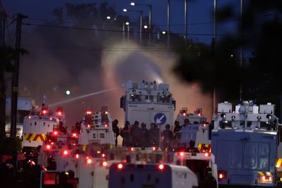 Twelve police officers injured in second night of unrest in Northern Ireland