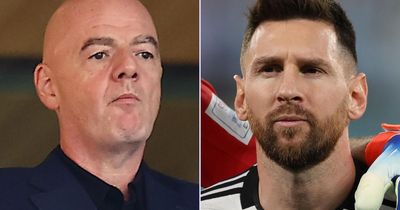 Gianni Infantino likens Scotland star to Lionel Messi in eye-opening comparison
