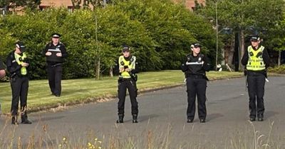 Woman charged with 'hate crime' after disorder outside Scottish hotel