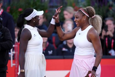 Serena Williams’ doubles comeback cut short by Victoria Mboko knee injury