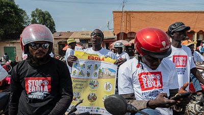 Congo motorcyclists mobilise as Ebola outbreak fuels fear