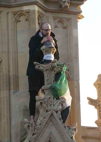 Pro-Palestine protester who caused 'serious disruption' after climbing Big Ben in stunt guilty