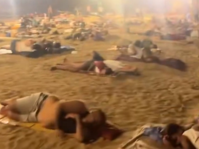 'Never seen this in Mumbai': Video of people sleeping on Versova beach goes viral, sparks debate over public spaces