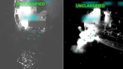 Watch: US shares footage of attack on MT Jalveer in Hormuz with Indians on board