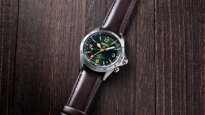 Seiko upgrades its Prospex Alpinist watch with a GMT complication and stunning green dial