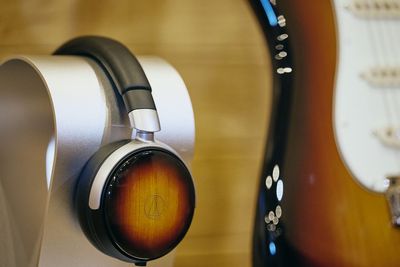 Audio-Technica's wood-clad wired headphones want to emulate "a classic electric guitar"