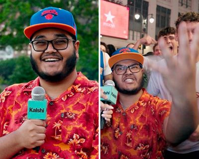 ‘My mayor Muslim, my bagel’s Jewish’: who’s behind the Knicks chant uniting New York?