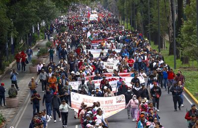 Mothers of Mexico's Missing March on World Cup Eve, Demanding Answers as Globe Watches