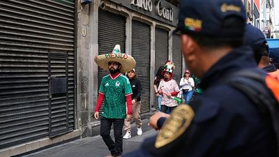 Fans descend on Mexico City Stadium ahead of World Cup kickoff