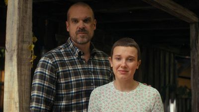 David Harbour says he's developing "several" projects with Stranger Things co-star Millie Bobby Brown: "10 years wasn’t enough"