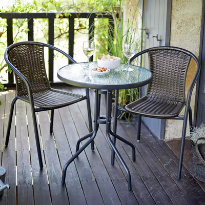 This £65 Argos Home rattan outdoor bistro set has over 3,000 reviews singing its praises – it’s an ideal choice for tiny gardens, balconies and courtyards