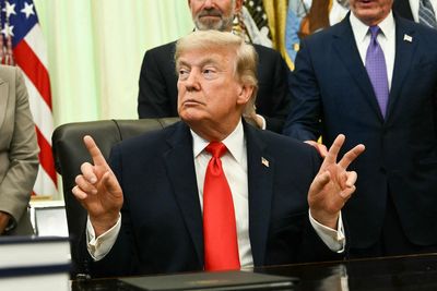 Trump turns White House event into culture war rant: ‘Fisherman or fisherwoman?’