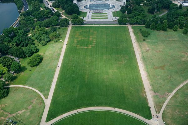Giant ‘8647’ message left on the National Mall triggers police investigation