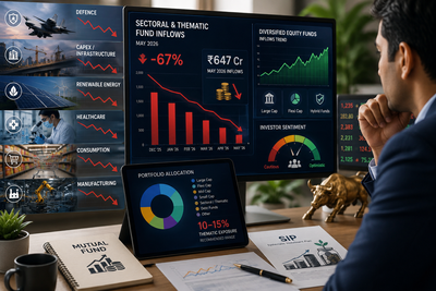 Sectoral and thematic fund inflows plunge 67% to Rs 647 crore. Are investors turning away from thematic bets?