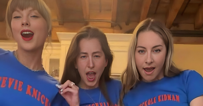 10 Photos of Haim Sisters Este and Alana Linked to Taylor Swift's NBA Finals Fashion Moment