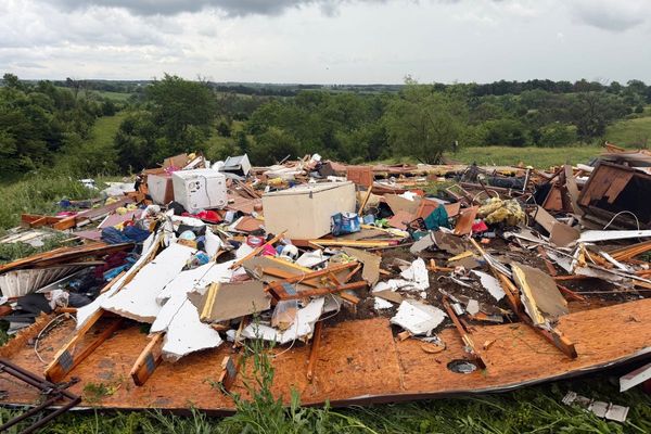 Tornadoes struck communities near Chicago as millions faced severe weather threats across the Midwest and East Coast