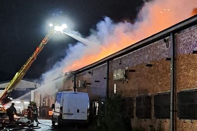Huge London warehouse fire forces 70 residents to be evacuated as blaze rages