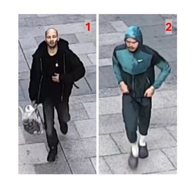 Police hunt two men after passenger left with fractured jaw in Victoria line robbery