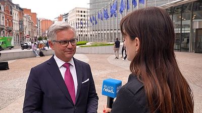‘Human dignity’ and ‘international law’ sit at the core of the EU's migration overhaul, Brunner says